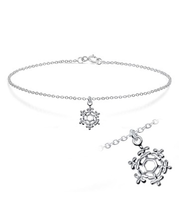 Snowflake Silver Bracelet BRS-194